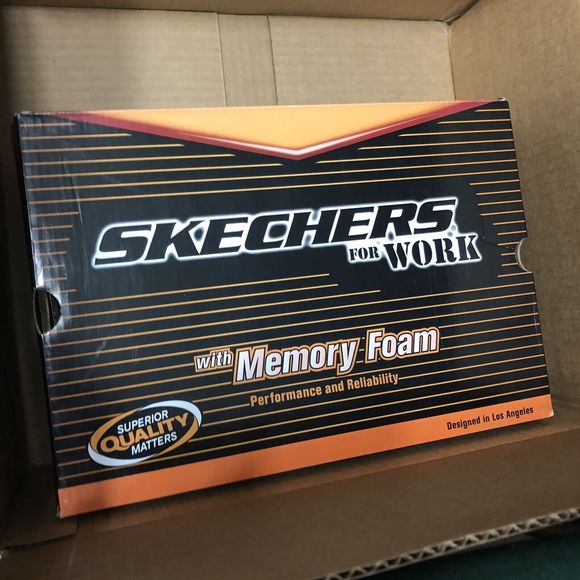 Skechers Women Bulklin Work Shoes Size 9 Black Ayak Composite Safe Toe Mem Foam - Picture 6 of 9